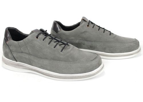 pantofi bărbați nubuc gri