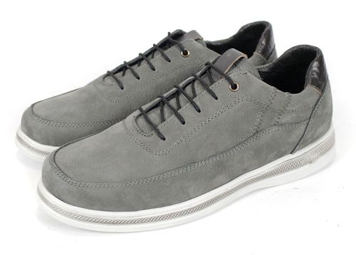 Diego Navarro – pantofi bărbați sport din nubuc natural gri