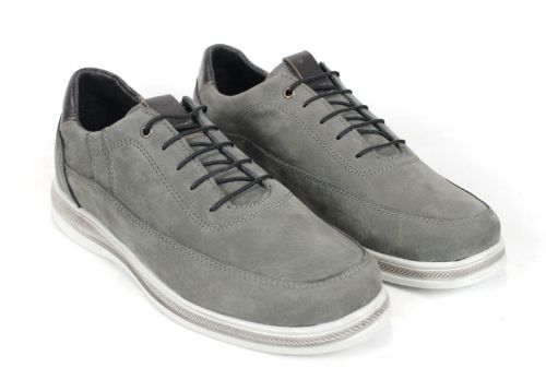 Diego Navarro – pantofi bărbați sport din nubuc natural gri
