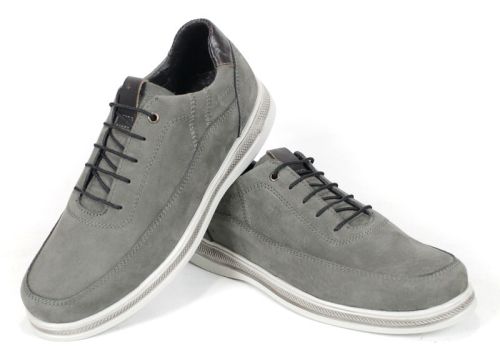 Diego Navarro – pantofi bărbați sport din nubuc natural gri