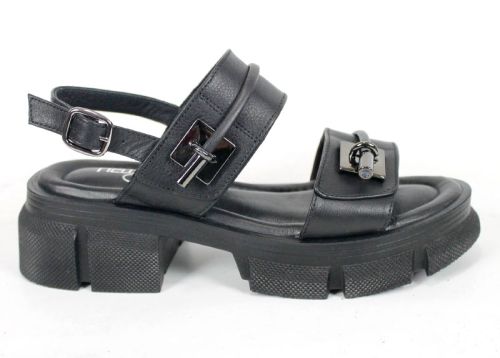 Ardelle Nova – sandale damă din piele naturală neagră