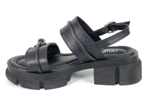 Ardelle Nova – sandale damă din piele naturală neagră