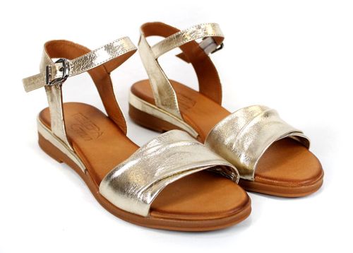 Pantofi casual dama din piele naturala cu imprimeu floral - model Luna