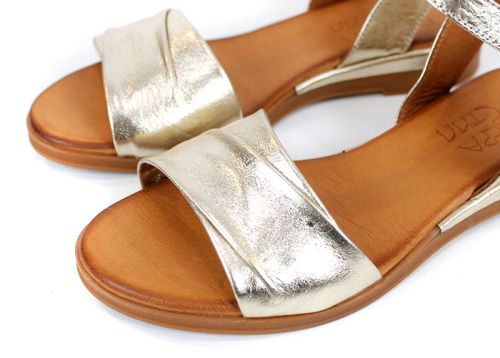 Pantofi casual dama din piele naturala cu imprimeu floral - model Luna