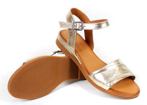 Pantofi casual dama din piele naturala cu imprimeu floral - model Luna