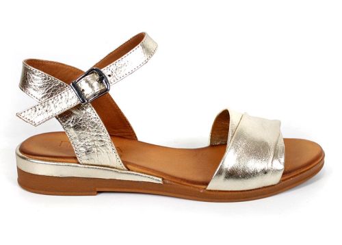 Pantofi casual dama din piele naturala cu imprimeu floral - model Luna