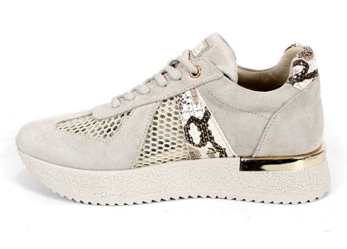 sneakers moderni dama din piele naturală velur