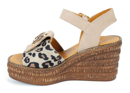sandale damă moderne imprimeu leopard
