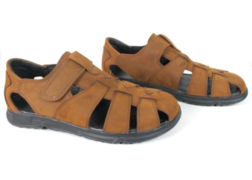 Vento Nero – sandale bărbătești din piele naturală
