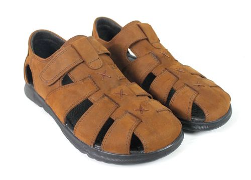 Vento Nero – sandale bărbătești din piele naturală