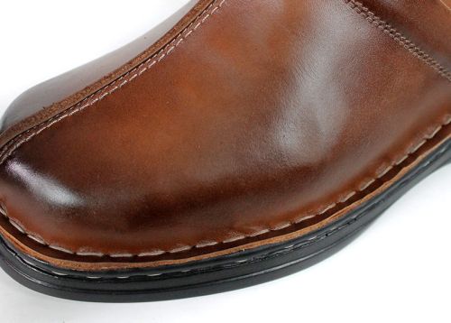 Comfort Drive – Saboți bărbătești din piele naturală maro