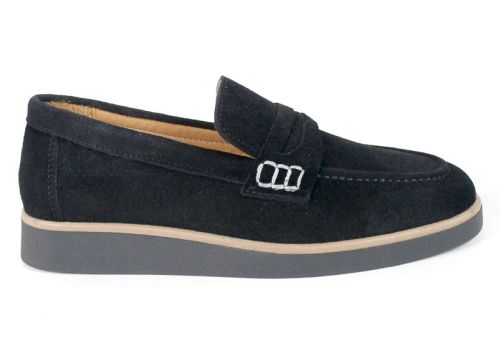 Women's Genuine Suede Loafers in Light Brown – Vero Lume