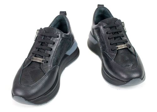 Pantofi sport damă Bianca Morelli din piele naturală cu talpă sport ușoară