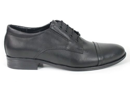 Pantofi Eleganți Bărbătești Lorenzo Marchetti din Piele Naturală Negri
