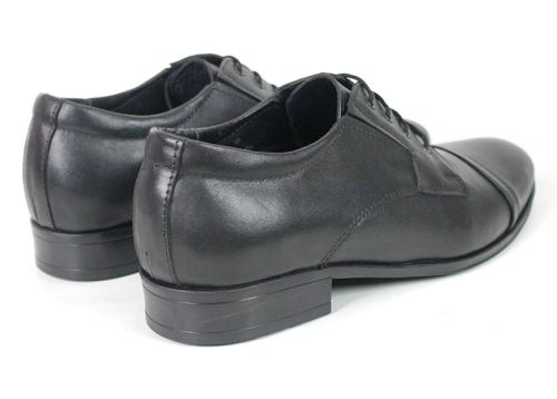 Pantofi Eleganți Bărbătești Lorenzo Marchetti din Piele Naturală Negri