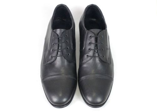 Pantofi Eleganți Bărbătești Lorenzo Marchetti din Piele Naturală Negri