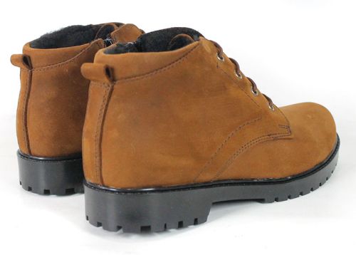 Ghete Clarks de damă de iarnă din piele naturală Crazy maro – Vert Élégant