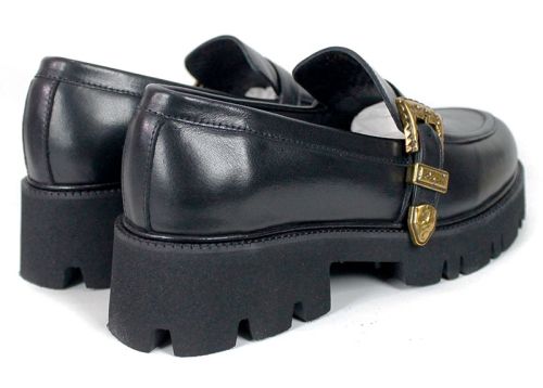 Camilla Verdi – Premium Women's Genuine Leather Shoes in Black