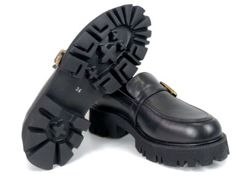 Camilla Verdi – Premium Women's Genuine Leather Shoes in Black