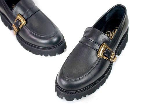 Camilla Verdi – Premium Women's Genuine Leather Shoes in Black