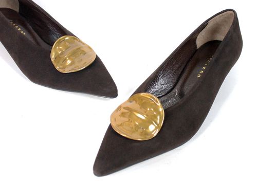 Pantofi premium Carlotta Ricci cu toc mic.