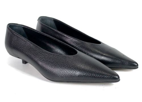 Valeria Santoro – Pantofi eleganți de damă din piele naturală neagră