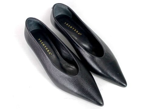 Valeria Santoro – Pantofi eleganți de damă din piele naturală neagră