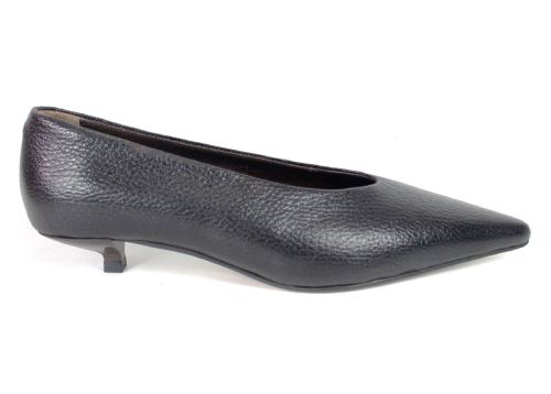 Valeria Santoro pantofi eleganți de damă din piele naturală maro închis.