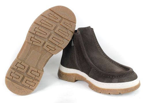Botine sport-casual de damă Mara Vellini din piele întoarsă