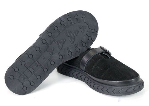 Lucia Ferrero – pantofi casual de damă din piele întoarsă naturală cu imprimeu croco, negri