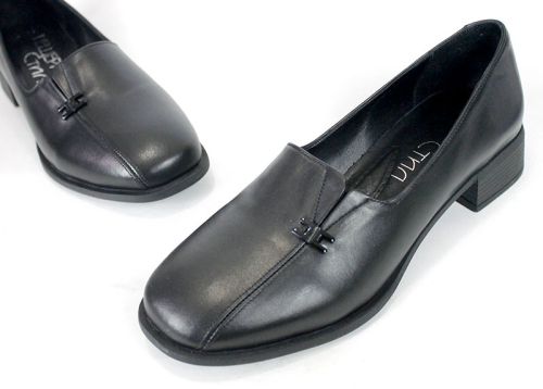 Pantofi de damă Elena Marini din piele naturală cu detaliu metalic