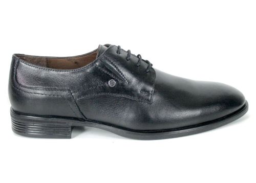 Matteo Ricci pantofi eleganți bărbați din piele naturală neagră