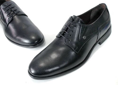 Matteo Ricci – pantofi eleganți pentru bărbați din piele naturală neagră