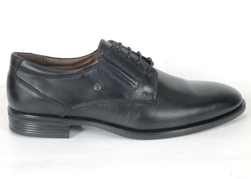 Pantofi eleganți Matteo Ferri pentru bărbați din piele naturală neagră