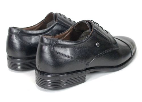 Luca Bernardi – pantofi eleganți pentru bărbați din piele naturală neagră