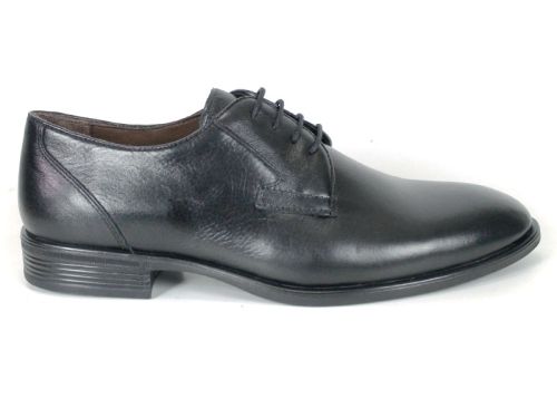 Luca Moretti men's formal shoes in black genuine leather