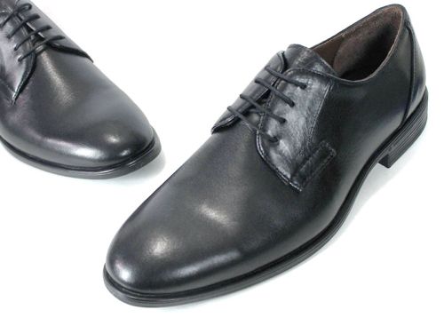 Luca Moretti – Men's Formal Shoes in Black Genuine Leather