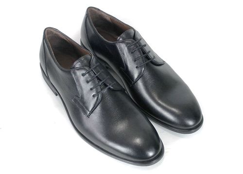 Luca Moretti – Men's Formal Shoes in Black Genuine Leather