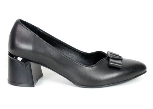 Valentina Rossetti women's formal shoes in black genuine leather