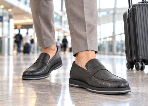 Mocasini din piele Enzo Marchelli pentru bărbați – PESHTERA™