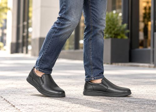 Pantofi din piele pentru bărbați Enrico Valenti – PESHTERA™