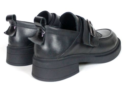 Bianca Rinaldi – pantofi loafer de damă din piele naturală neagră