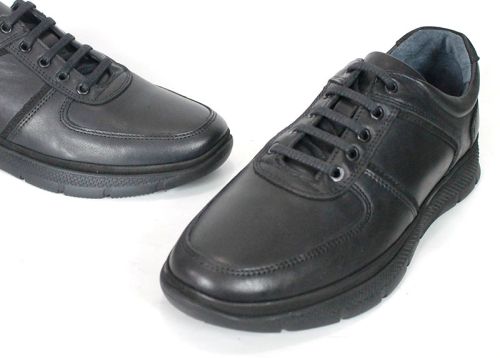 Matteo De Luca – Men's Shoes in Black Genuine Leather