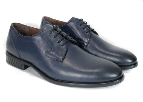 Luca Moretti – pantofi eleganți pentru bărbați din piele naturală bleumarin