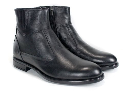 Matteo Bellori – Ghete elegante pentru bărbați din piele naturală neagră