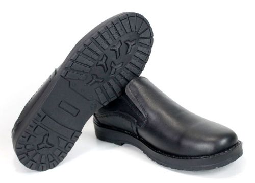 Adrian Moretti – Pantofi casual pentru bărbați fără șireturi din piele naturală neagră